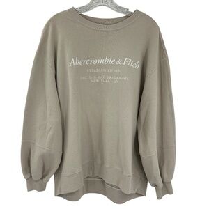Abercrombie & Fitch Beige Sweatshirt